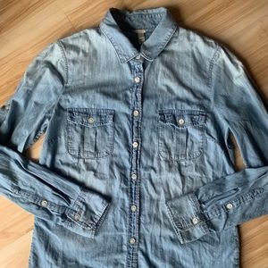 •J. Crew• Chambray Shirt